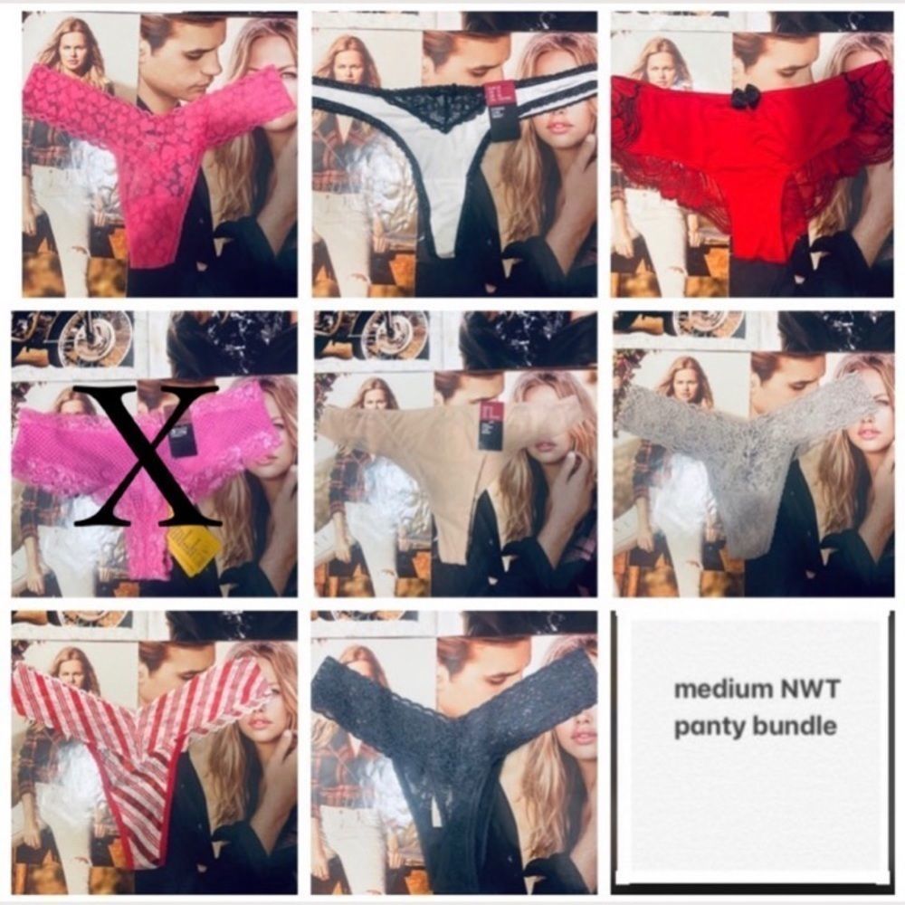 NWT Sexy panty bundle size medium